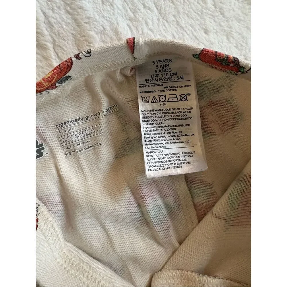 Gap Star Wars Pajamas 5 Years - Halloween Grogu